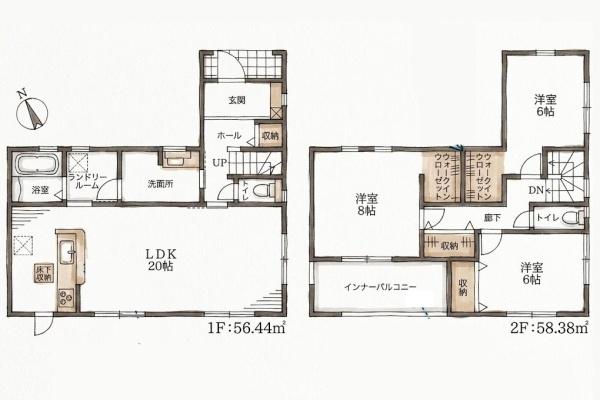 栗東市上鈎の新築一戸建