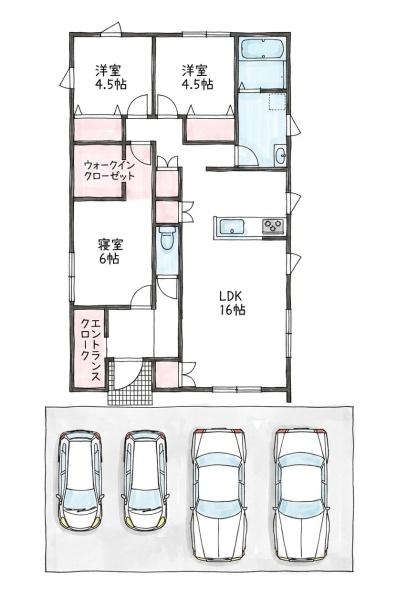 坂井市丸岡町南横地の新築一戸建