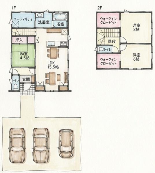 福井市舟橋黒竜１丁目の中古一戸建