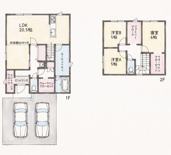坂井市春江町江留中の新築一戸建