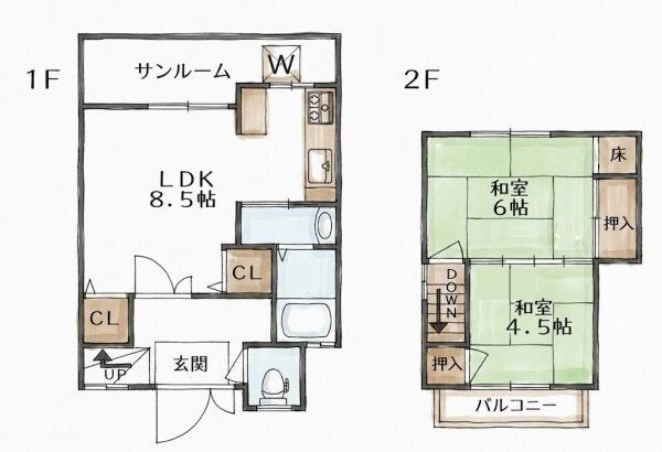 草津市平井３丁目の中古一戸建