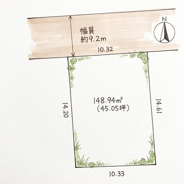 越前市中央２丁目の売土地