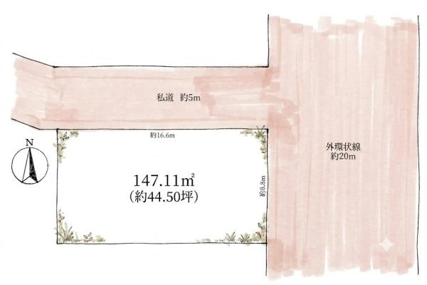 京都市山科区東野八反畑町の売土地