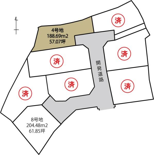 徳島市方上町ハリウの売土地
