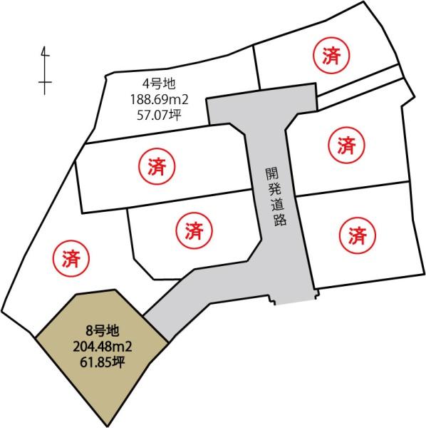 徳島市方上町ハリウの売土地