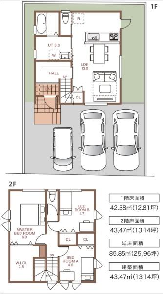徳島市南二軒屋町３丁目の中古一戸建