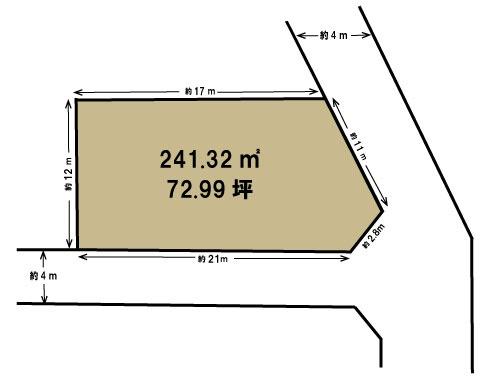 徳島市論田町元開の土地