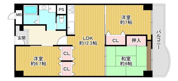 労住かどまハイツB棟