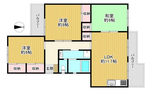 梅ヶ丘南住宅A5棟