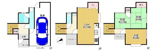 寝屋川市川勝町　中古戸建