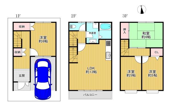 門真市宮前町　中古戸建