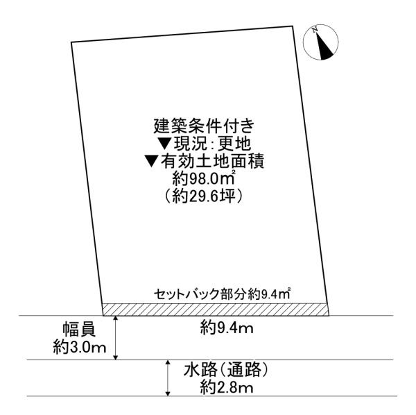 門真市上野口町　建築条件付き土地