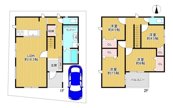 門真市上野口町　建築条件付き土地