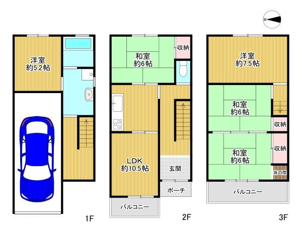 寝屋川市緑町　中古戸建
