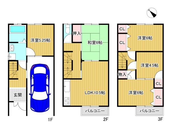 寝屋川市点野5丁目　中古戸建