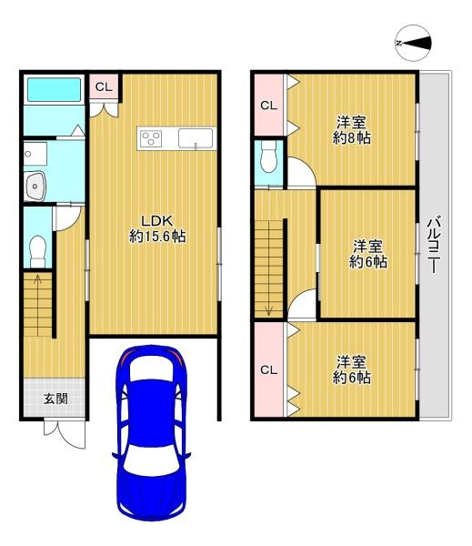 寝屋川市菅相塚町の中古一戸建て