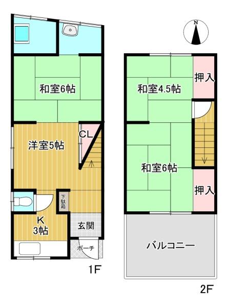 寝屋川市寿町　中古戸建