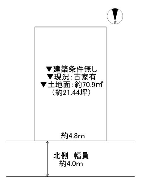守口市藤田町6丁目　土地