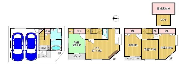 守口市寺方錦通1丁目　中古戸建