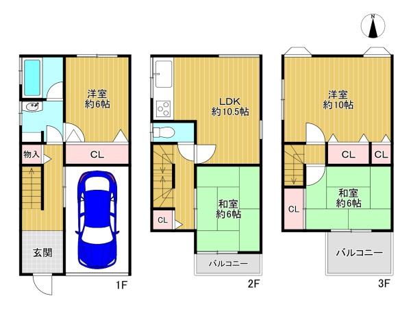 寝屋川市木屋元町　中古戸建