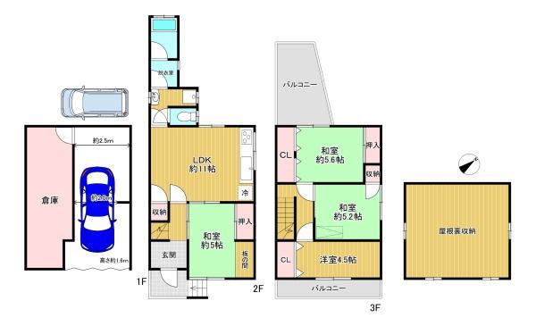 寝屋川市高柳４丁目の中古一戸建て