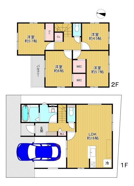 守口市梶町四丁目1期1号地　新築戸建