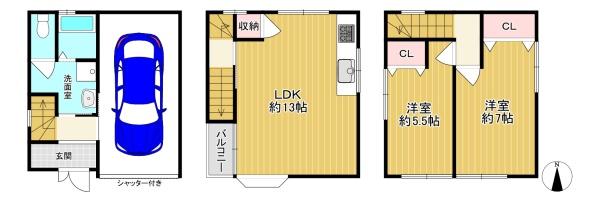 門真市島頭4丁目　中古戸建