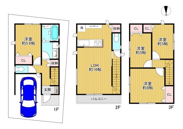 寝屋川市松屋町の土地