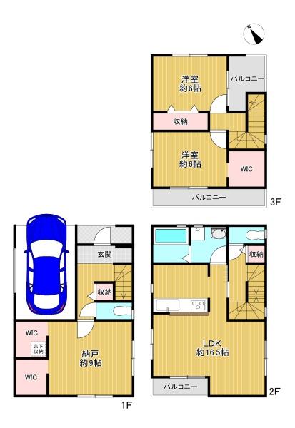 寝屋川市仁和寺町　新築戸建7号棟