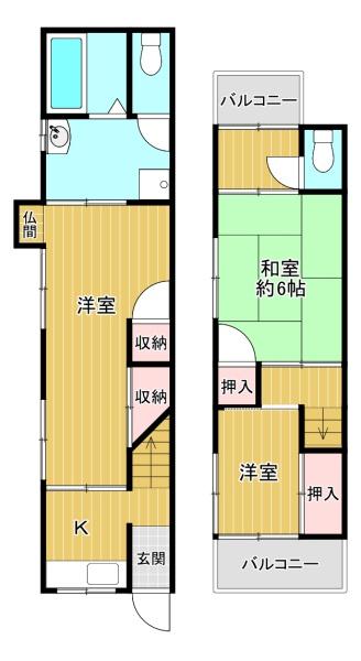 門真市石原町　中古テラスハウス