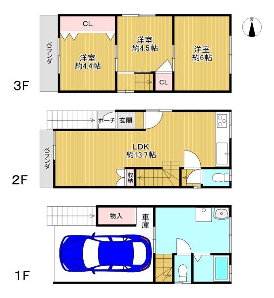 守口市南寺方中通３丁目の中古一戸建て