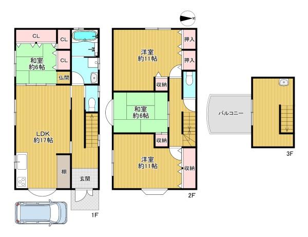 守口市梶町4丁目　中古戸建
