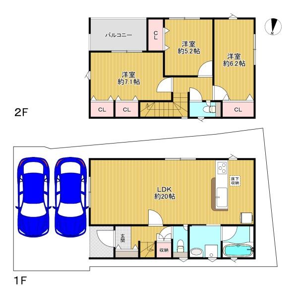寝屋川市太秦元町第2　新築戸建　3号棟
