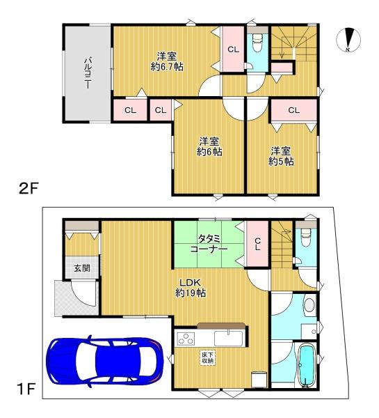 寝屋川市太秦元町第2　新築戸建　4号棟
