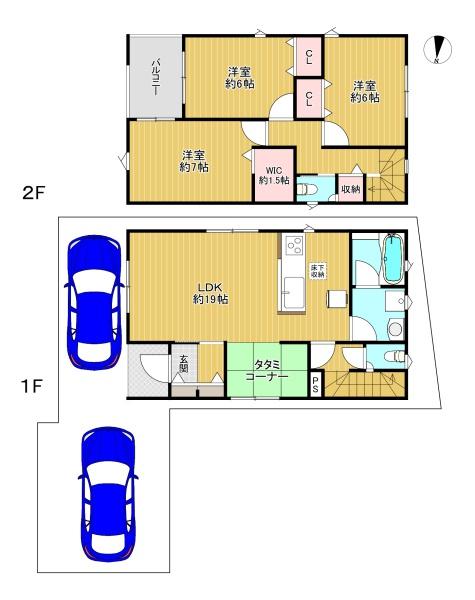 寝屋川市太秦元町第2　新築戸建　5号棟