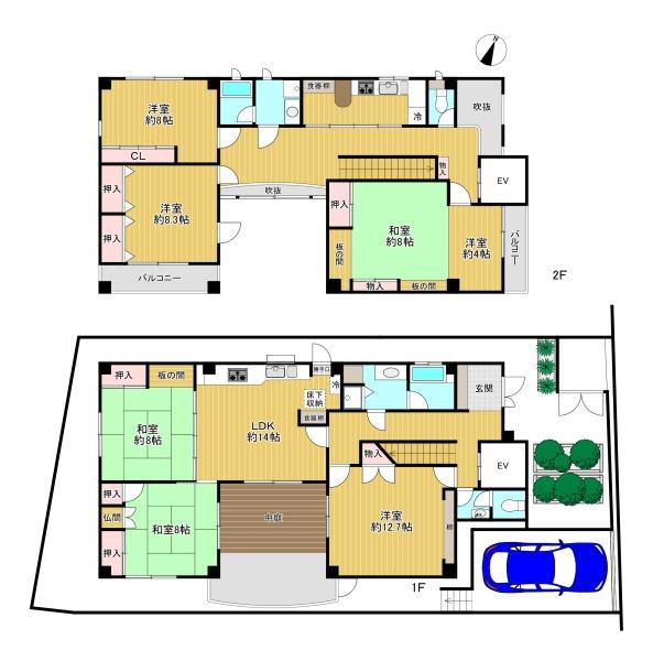 枚方市香里園山之手町　中古戸建