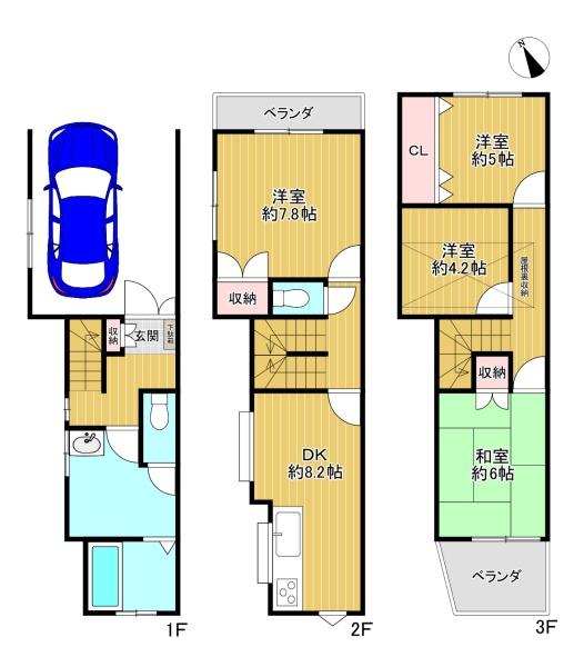 門真市岸和田3丁目　中古戸建