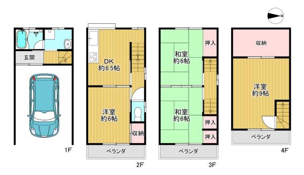 門真市御堂町の中古一戸建て