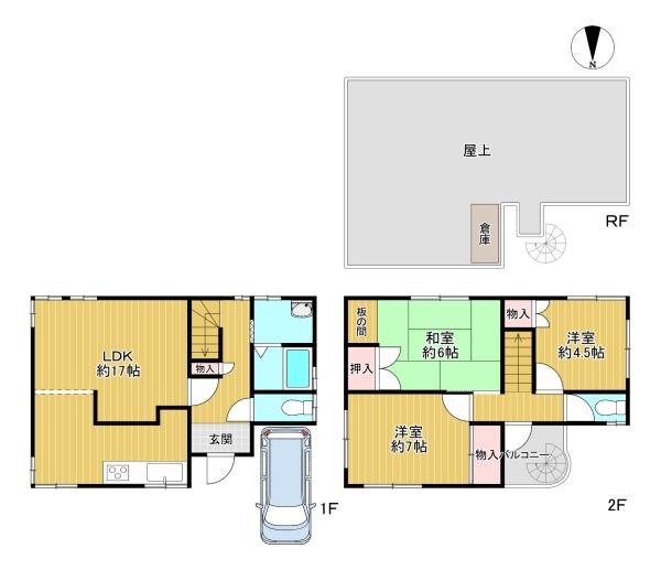 高槻市明野町の中古一戸建て