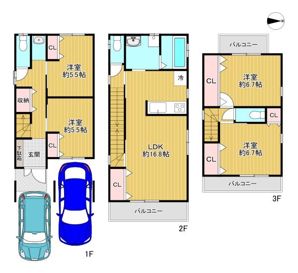 守口市金田町5丁目　中古戸建