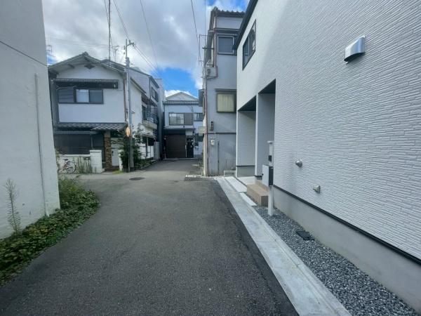 門真市舟田町 新築戸建(前面道路含む現地写真)