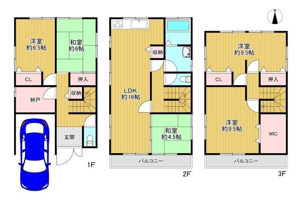 寝屋川市成美町　中古戸建