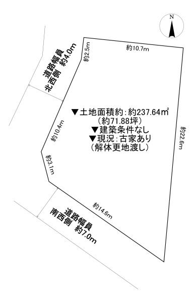 寝屋川市萱島本町の土地