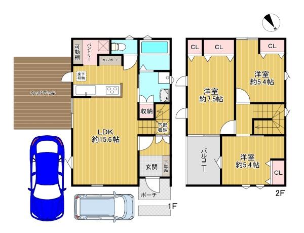 門真市寿町の中古一戸建て