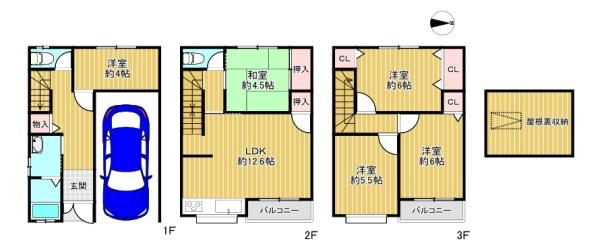 門真市脇田町　中古戸建