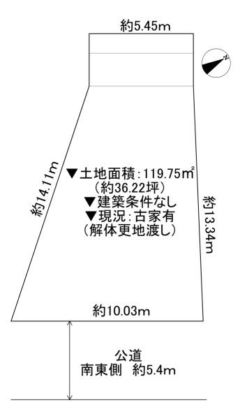 守口市寺内町2丁目　土地
