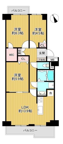 寝屋川東ファミリータウン北１番館
