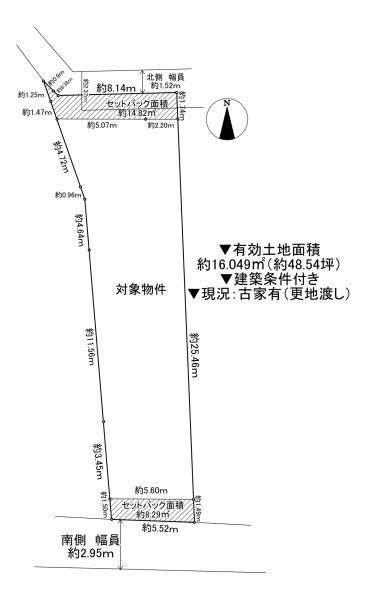 門真市下馬伏町の土地(間取り)