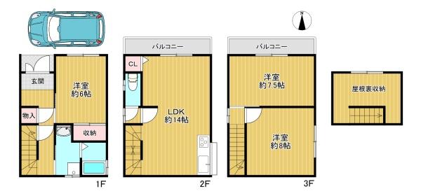 門真市江端町　中古戸建