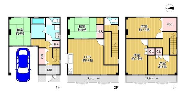 門真市島頭３丁目の中古一戸建て
